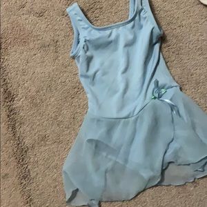 Baby blue dance leotard